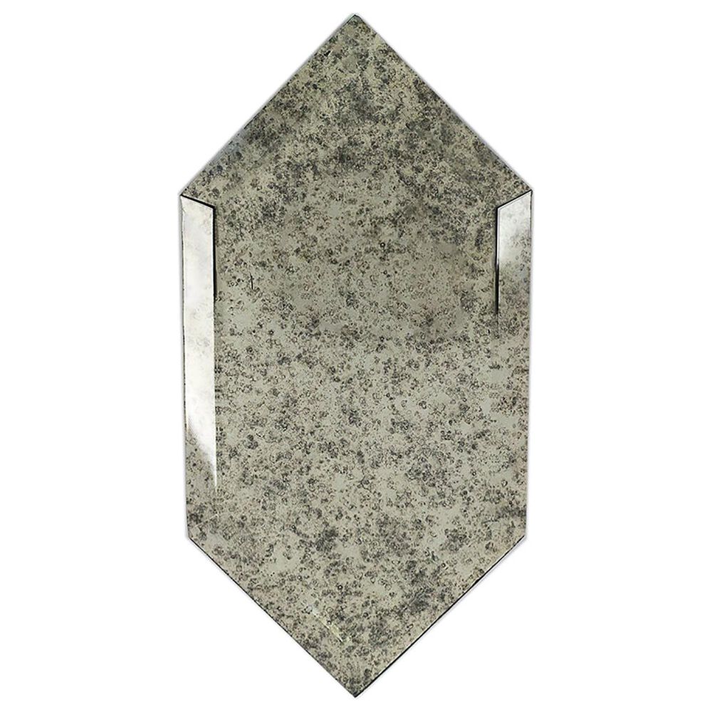 Soho Studio Elongated Beveled Antique Mirror 8" x 4" Glass Tile, , large