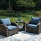 Ashley Windglow Patio End Table in Brown, , large