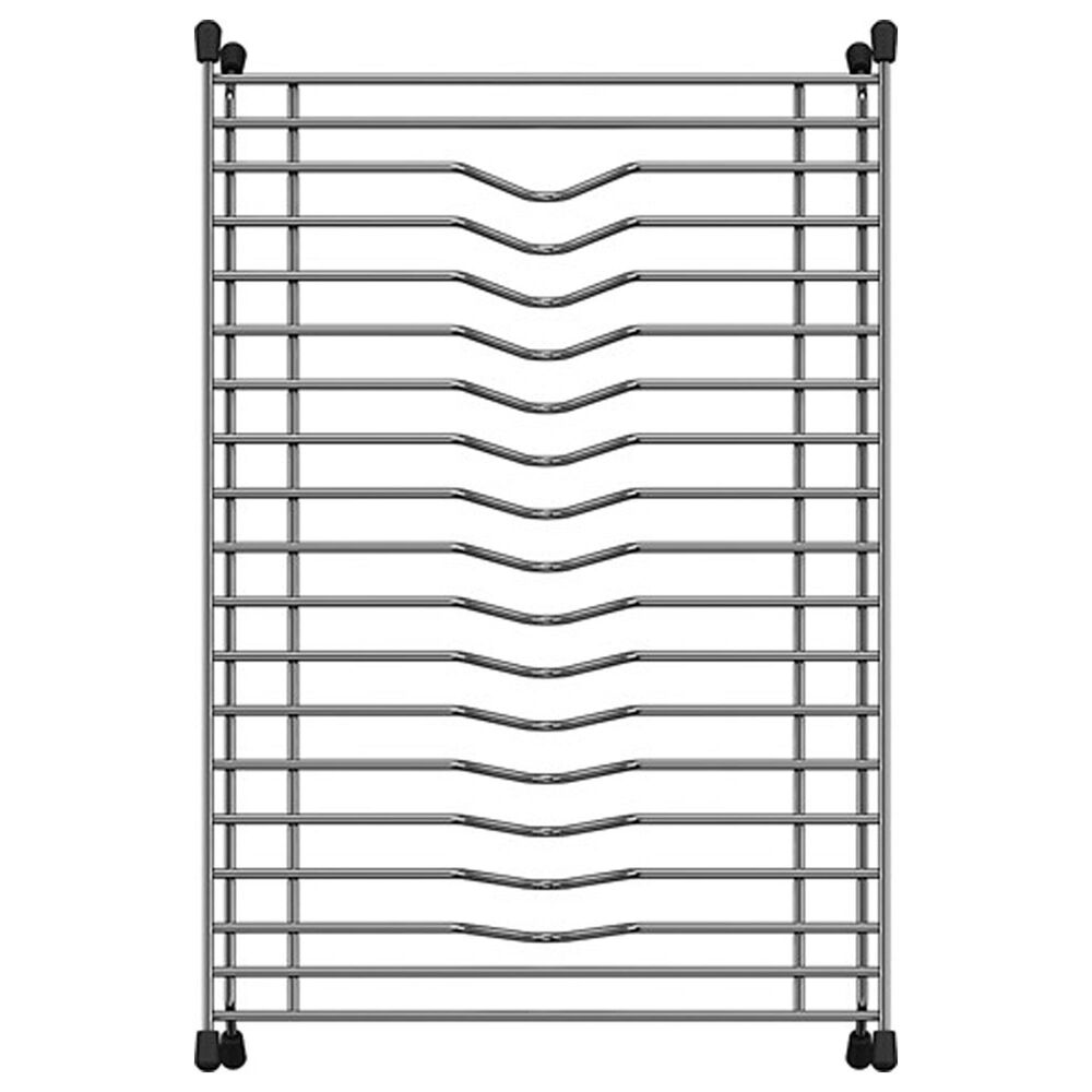 Blanco Diamond Floating Dish Rack for 50/50 Equal Double Bowl Kitchen Sinks in Stainless Steel, , large