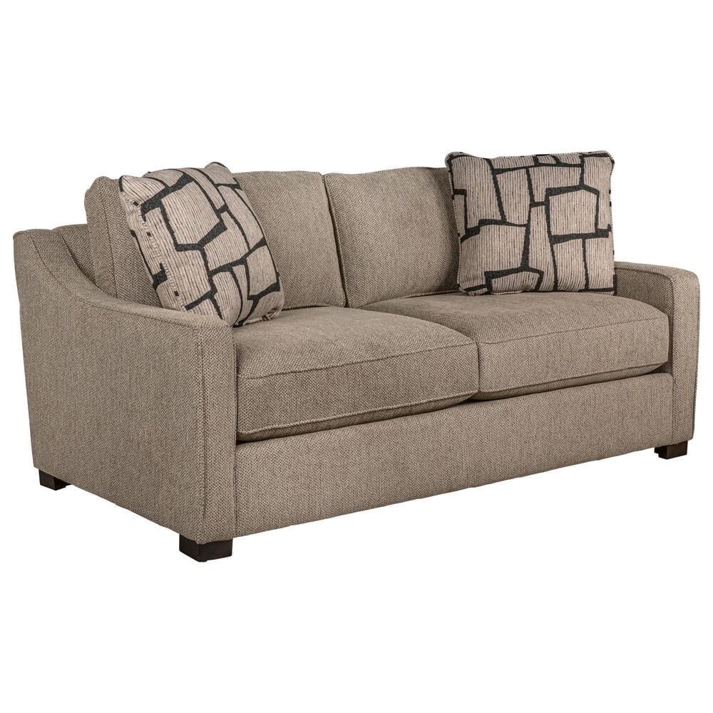 Fulton Home Marley 72" Stationary Apartment Sofa in Primo Latte, , large