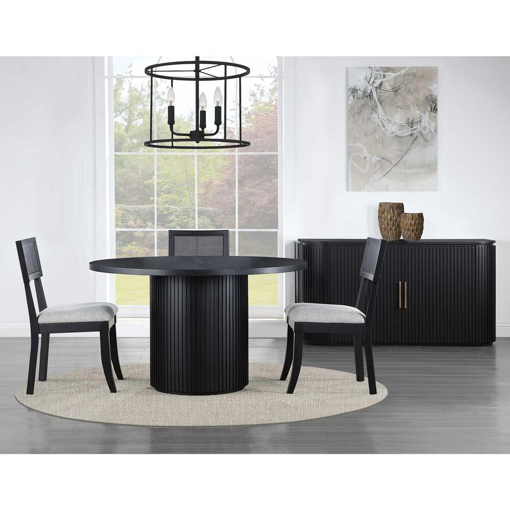 Steve Silver Colvin 2-Door Server in Black, , large