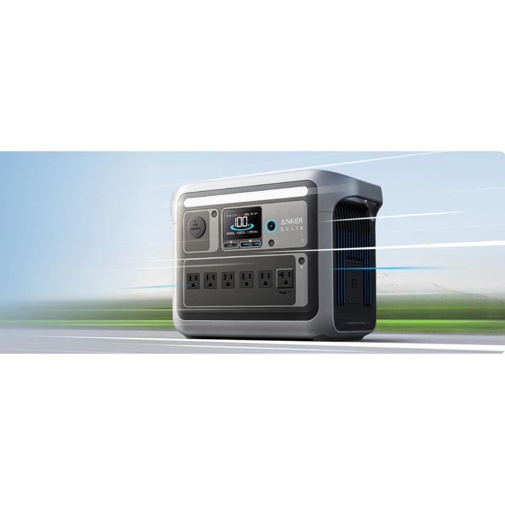 Anker Solix C1000X Portable Power Station in Gray, , large