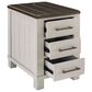 Ashley Darborn 3-Piece Occasional Table Set in Light Gray and Brown Cherry, , large