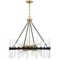 Savoy House Santiago 8 Light Pendant in Matte Black, , large