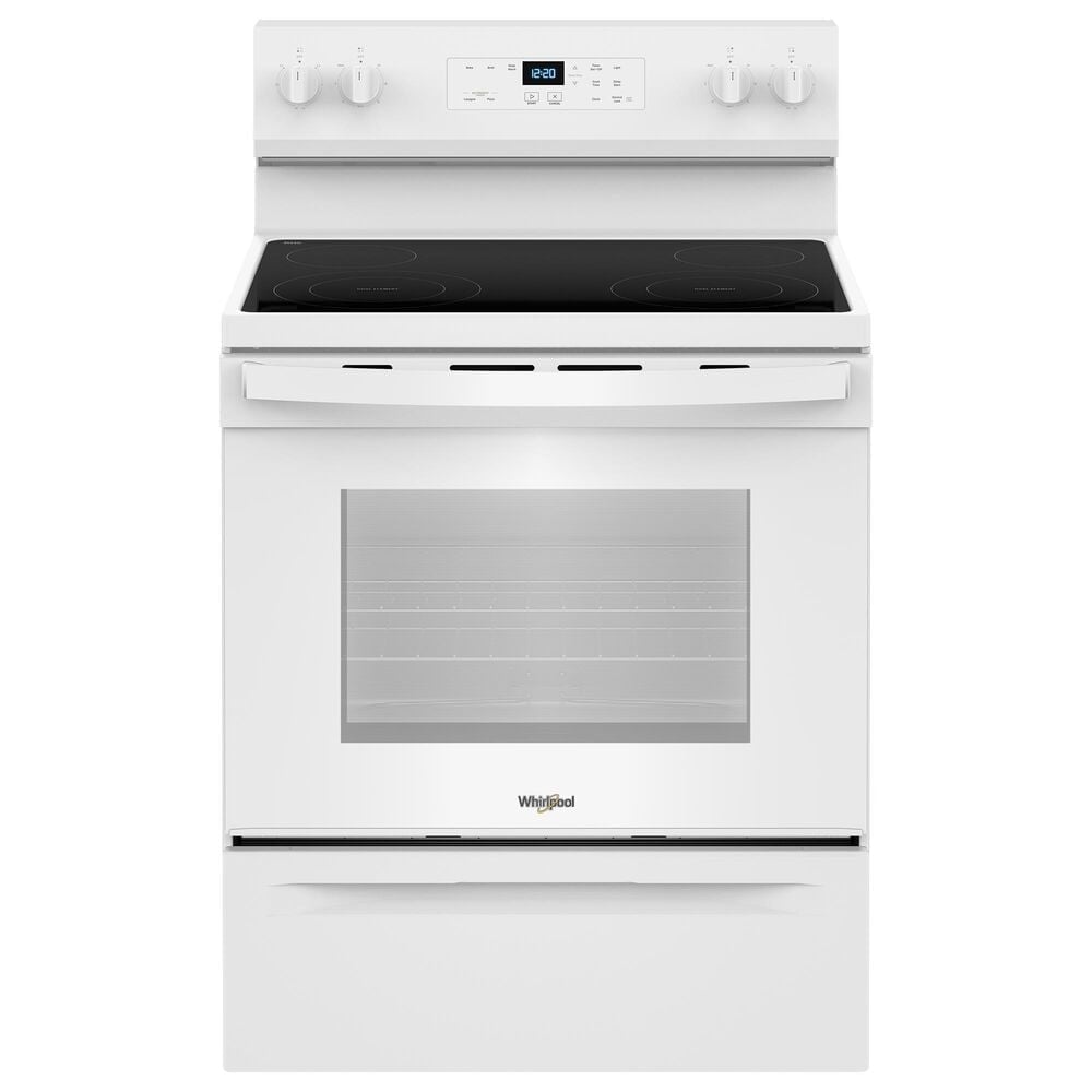 Whirlpool 5.3 Cu. Ft. Freestanding Electric Range with No Preheat Mode in White, , large