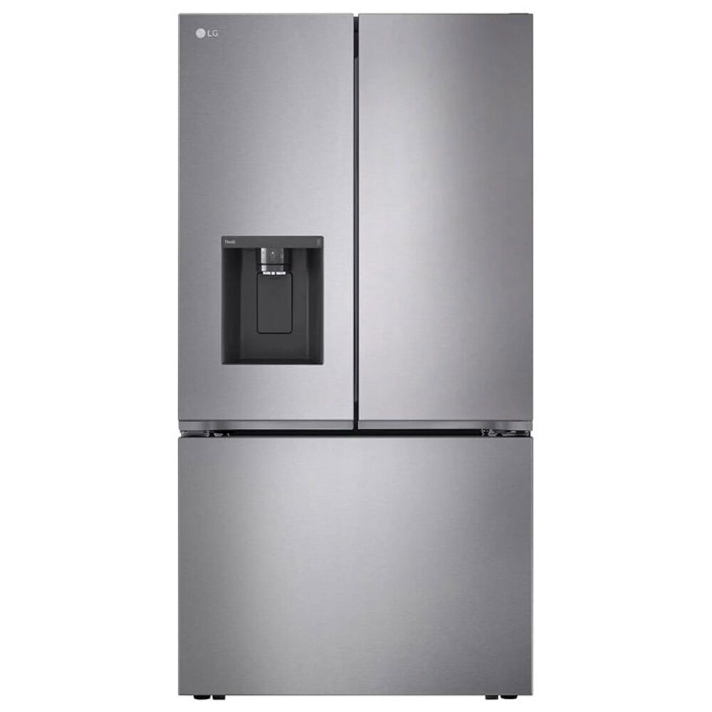 LG 25.5 Cu. Ft. 3-Door French Door Refrigerator with Ice and Water Dispenser in Noble Steel, , large