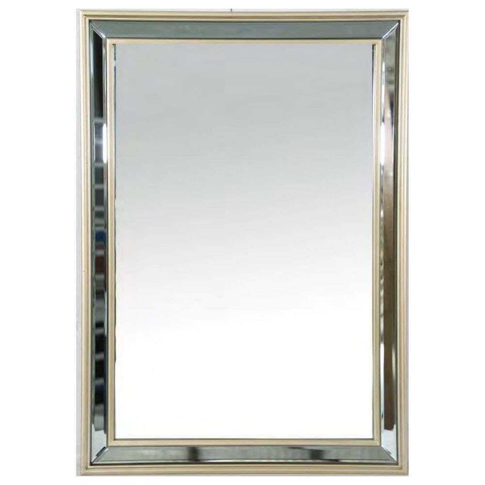 Garber Collection Wall Mirror in Champagne, , large