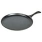 Lodge 10.5" Round Cast Iron Griddle in Black, , large