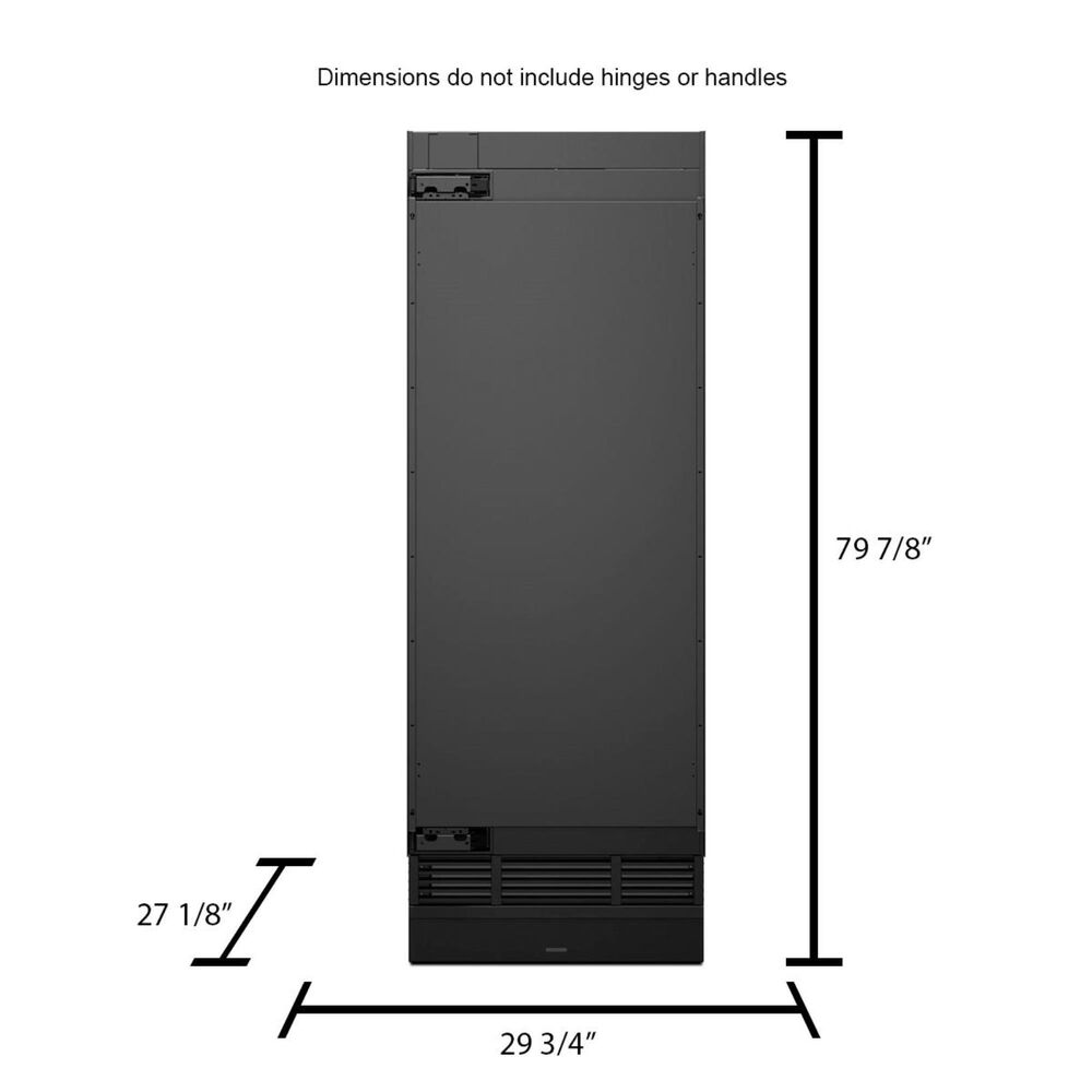 JennAir 30&quot; Built-In Freezer Column Panel Ready with Left Hand Door Swing, , large