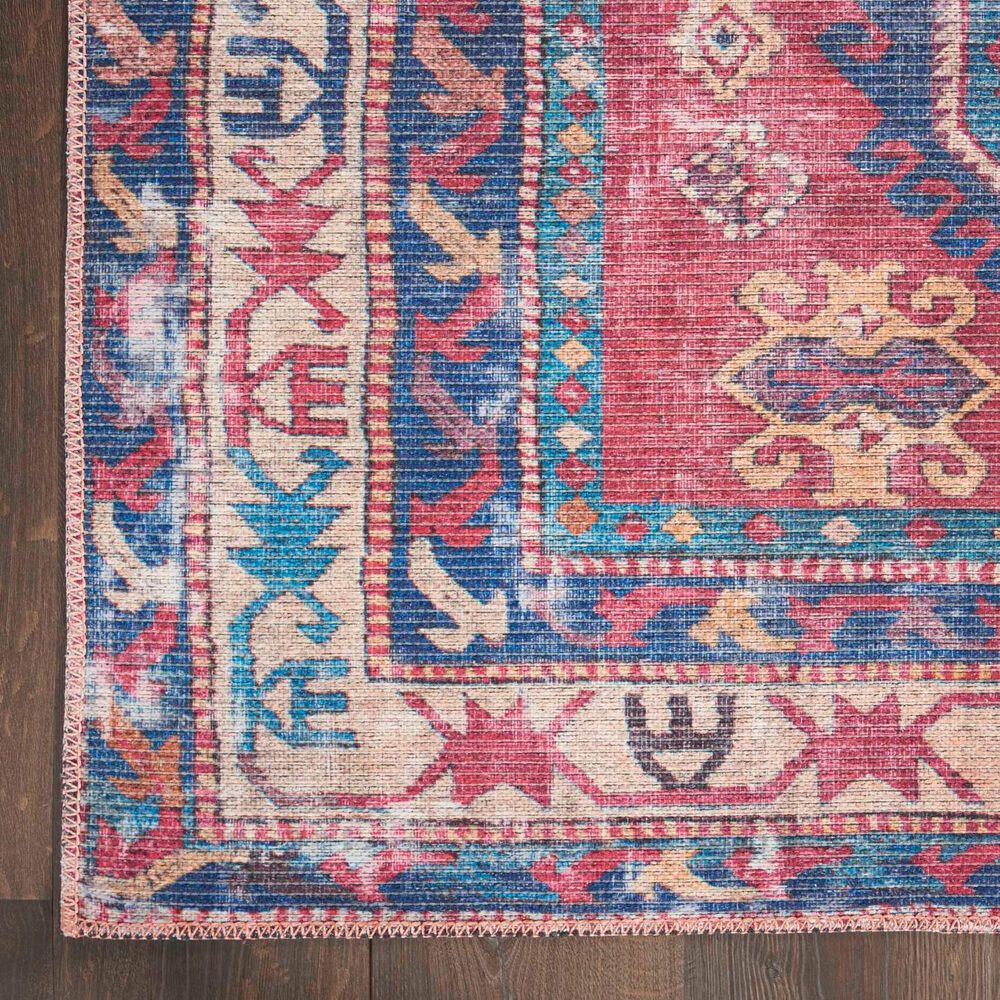 57 Grand by Nicole Curtis Series 1 2&#39; x 3&#39;9&quot; Red, Beige and Navy Area Rug, , large