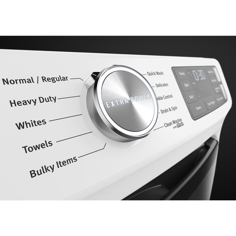 Maytag 4.5 Cu. Ft Front Load Washer with Steam in White, , large