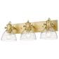 Golden Lighting Hines 3-Light Bath Vanity in Brushed Champagne Bronze, , large