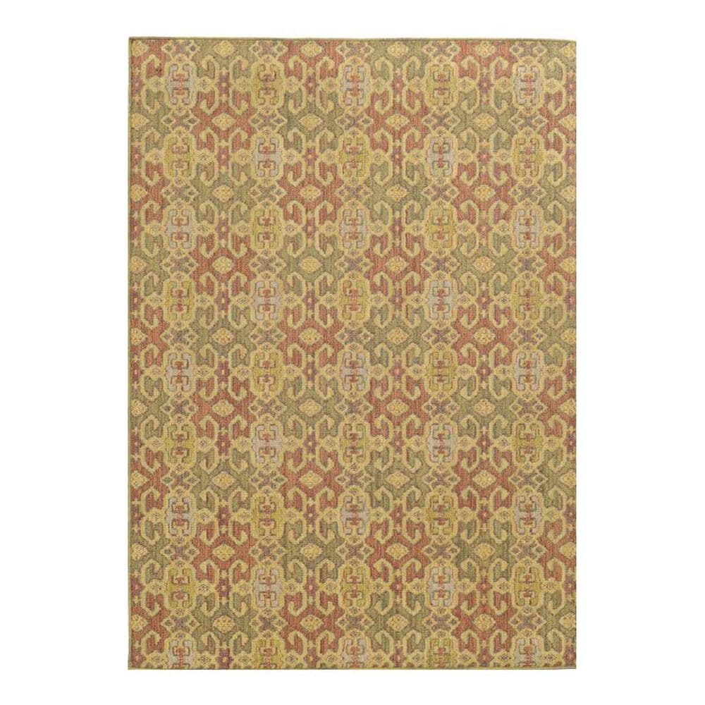 Oriental Weavers Cabana 5501W 6'7" x 9'6" Pink Area Rug, , large