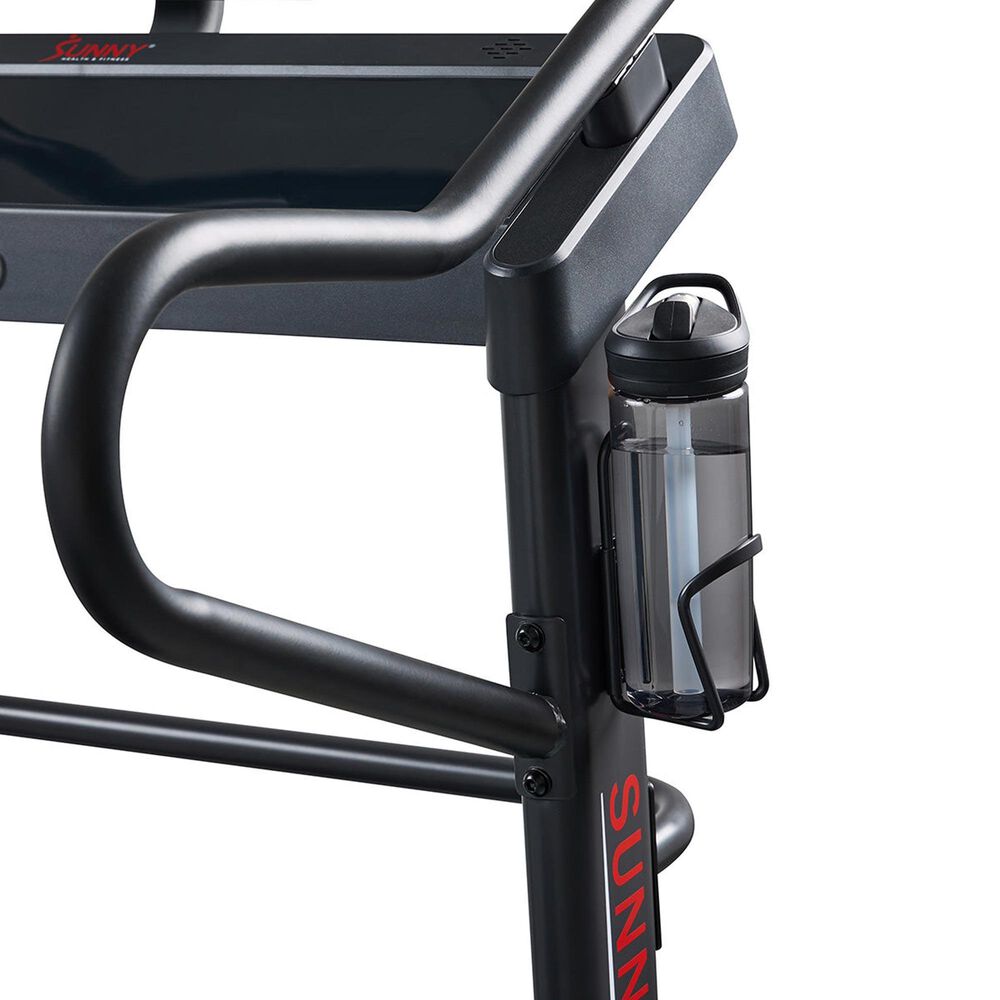 Sunny Health &amp; Fitness Premium Ultimate Incline Decline Folding Treadmill in Black and Red, , large