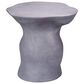 Splendor Living Ridgefield Fiber Glass Indoor/Outdoor Side Table in Steel Grey, , large