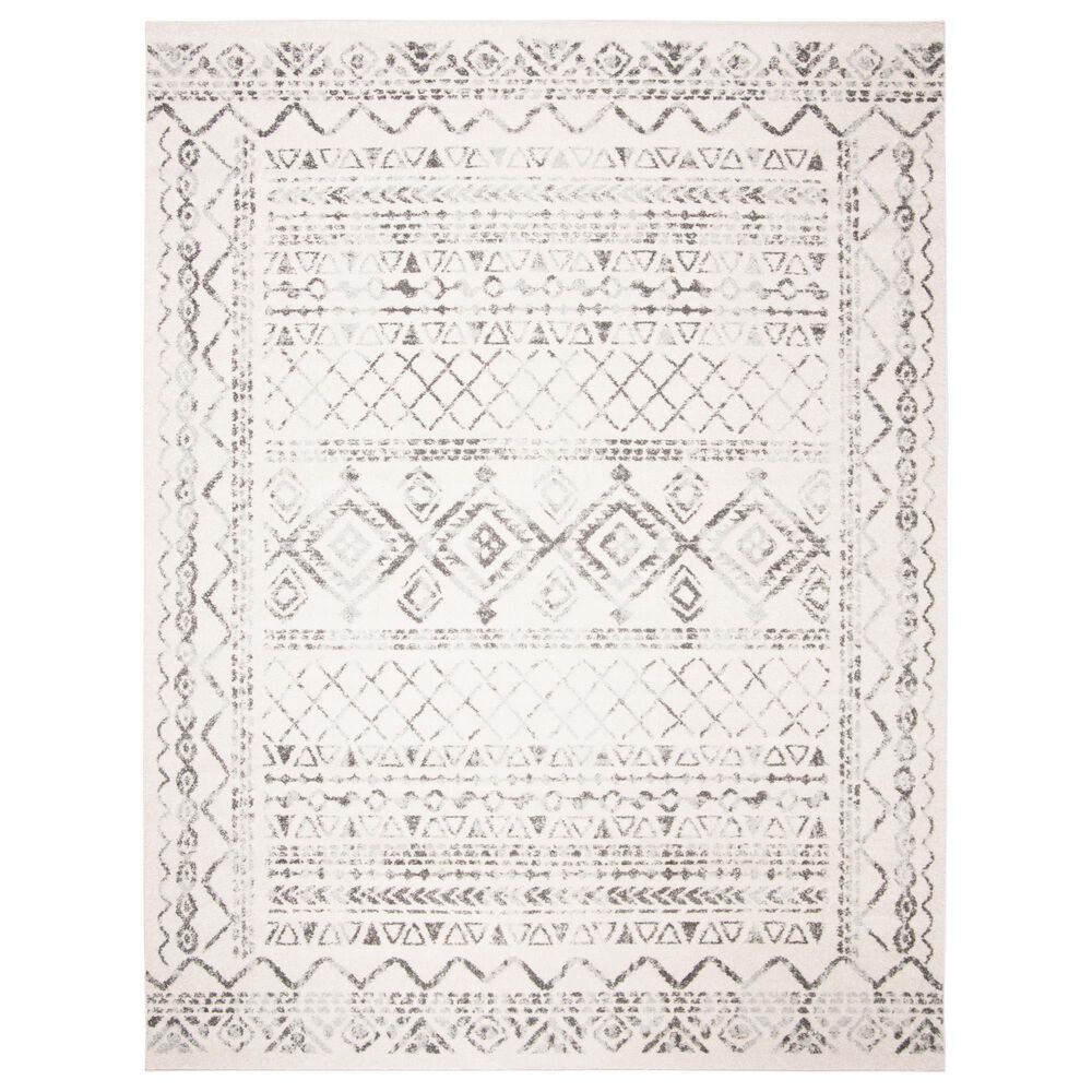 Safavieh Tulum TUL268A 8" x 10" Ivory and Grey Area Rug, , large
