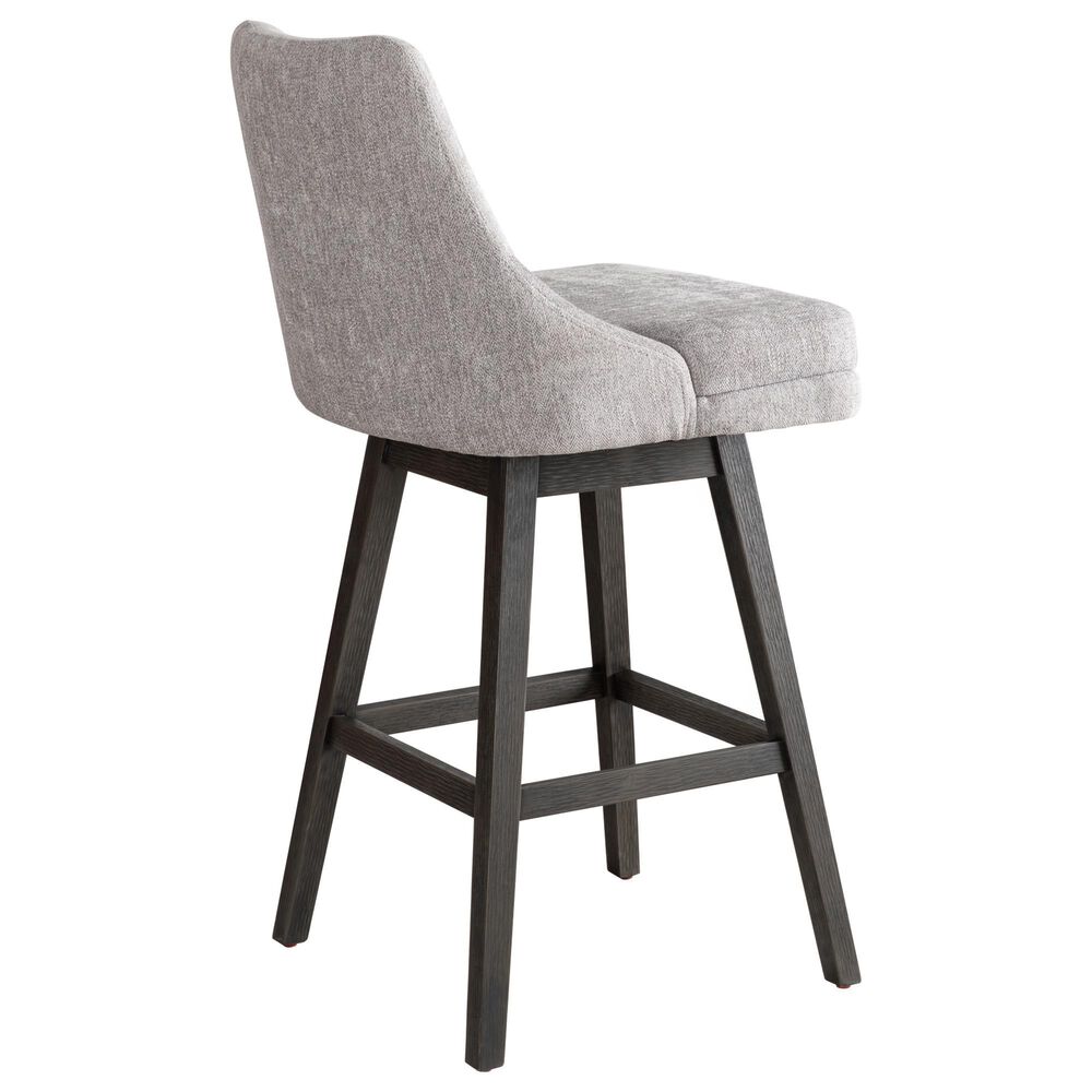 Armen Living Branson 30" Swivel Bar Stool in Gray, , large
