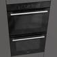 Fulgor Milano 30" Touch Control Double Wall Oven in Black, , large