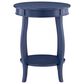 Linon Home Decor Rainbow Side Table in Navy Blue, , large