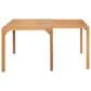 Zuo Modern Riviera Extendable Dining Table in Natural - Table Only, , large