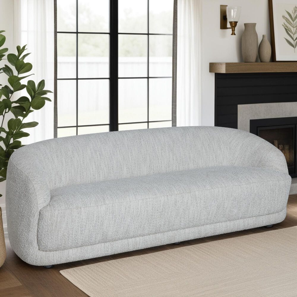 Blue River Figueroa Stationary 3-Seater Sofa in Snow Fleck, , large