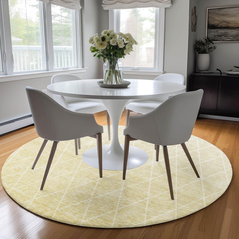Dalyn Rug Company Lazio 8&#39; Round Wheat Area Rug, , large