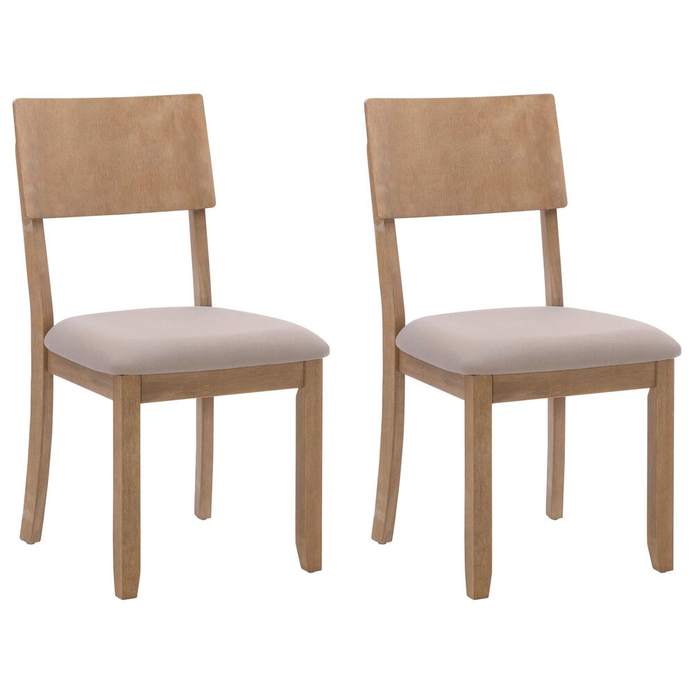 Linon Home Decor Jorissen Side Chair in Grey Wash (Set of 2), , large