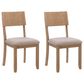 Linon Home Decor Jorissen Side Chair in Grey Wash (Set of 2), , large