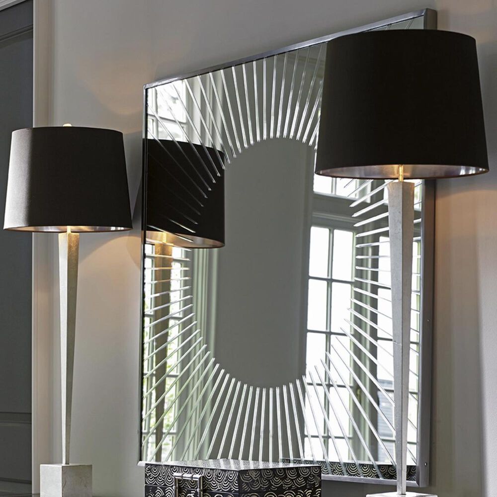 Lexington Furniture Macarthur Park Calliope Square Sunburst Mirror, , large