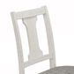 HOMLUX Side Chair with Gray Cushion in White (Set of 2), , large