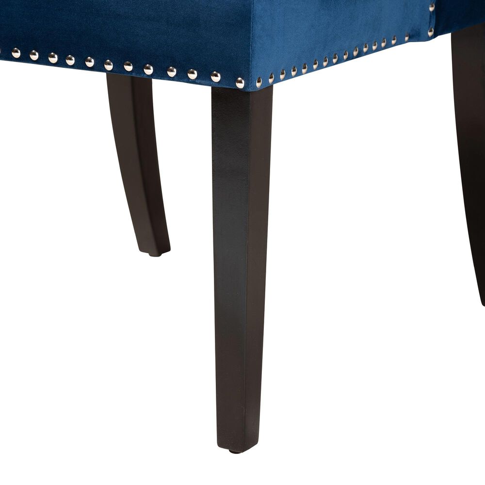 Baxton Studio Lamont Side Chair in Dark Brown, , large