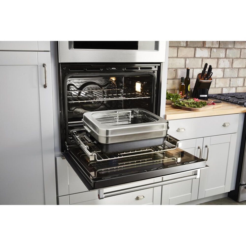 KitchenAid 30" Wall Oven with Microwave Combo Smart in Stainless Steel