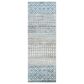 Surya Lavadora LVR-2334 2"7" x 7"3" Ink Blue, Black, Gray and Light Beige Runner, , large