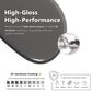 Furniture of America Rene Glossy End Table in Dark Gray, , large