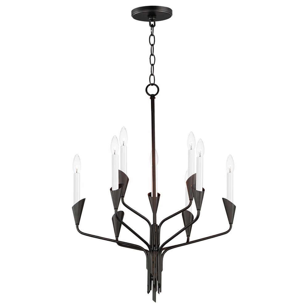 Maxim Lighting Calyx 9-Light Chandelier in Black, , large