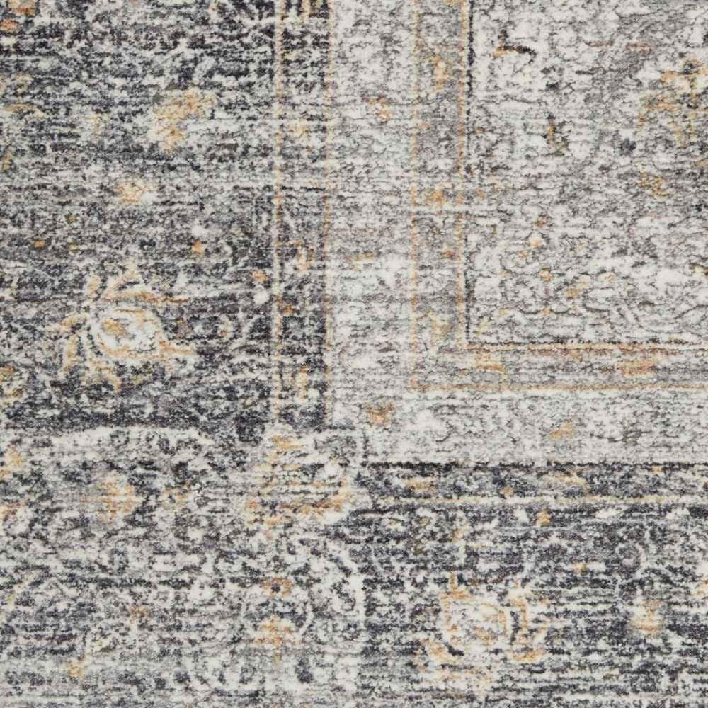 Nourison Starry Nights STN05 10&#39; x 13&#39; Charcoal and Cream Area Rug, , large