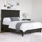 Urban Home Grace Eastern King Panel Bed in Raven Black, , large