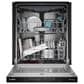 Bosch 500 Series 24" Built-In Pocket Handle Dishwasher with 8 Wash Cycles in Black, , large