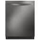 LG 4-Piece Kitchen Package with 26 Cu. Ft. French Door Refrigerator, Gas Range and Bar Handle Dishwasher in Black Stainless Steel, , large