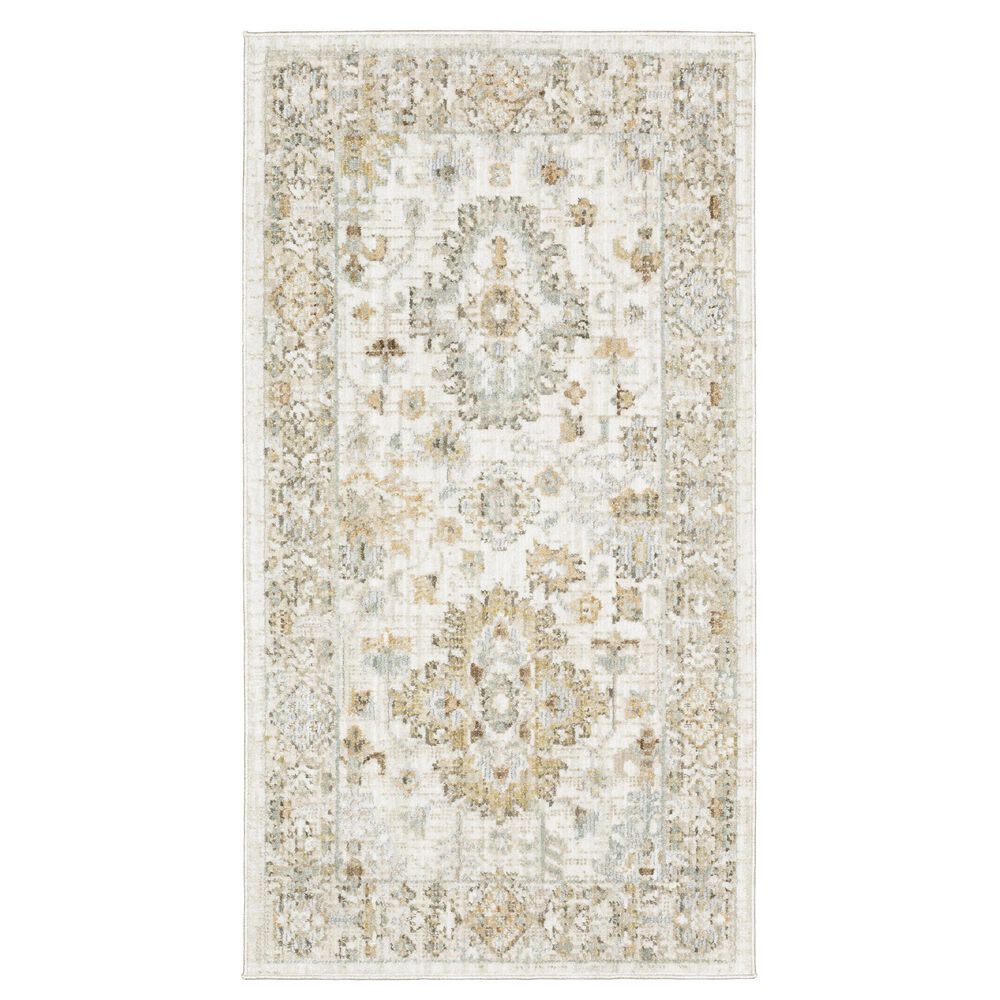 Oriental Weavers Lola LLA05 Blue and Beige 2"9" x 5" Area Rug, , large