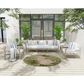Nourison Aloha ALH40 5"3" Round Ivory and Green Indoor/Outdoor Area Rug, , large