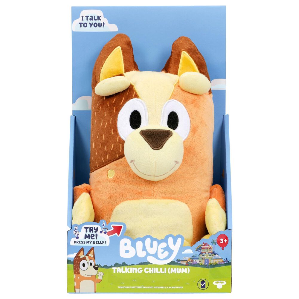 Bluey 14" Sound Effects Talking Plush - Chilli (Mum), , large