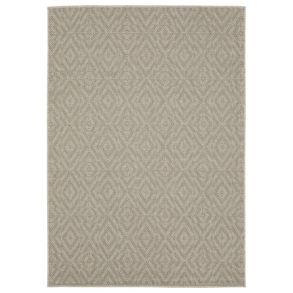 Oriental Weavers Caicos CA08A 6"7" x 9"2" Grey Area Rug, , large