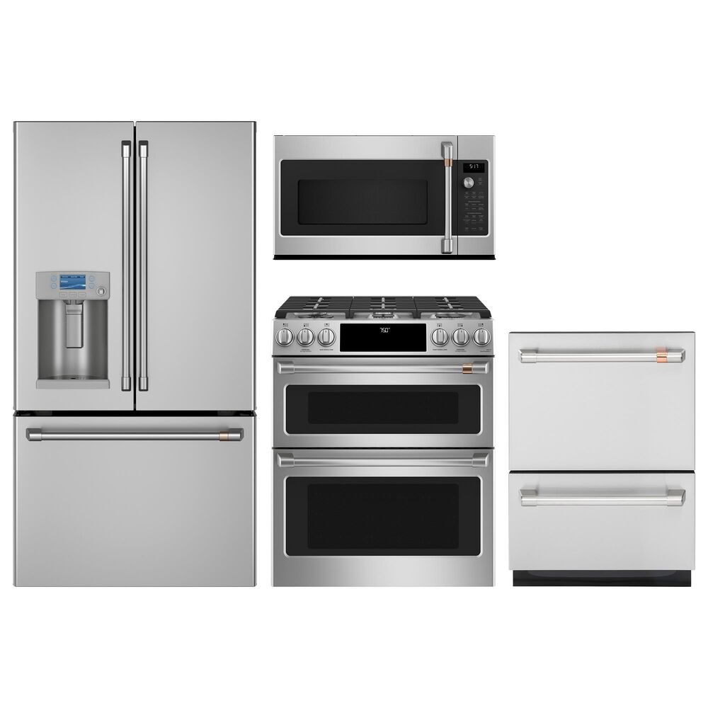 Cafe 4 Piece Kitchen Package in Stainless Steel, , large