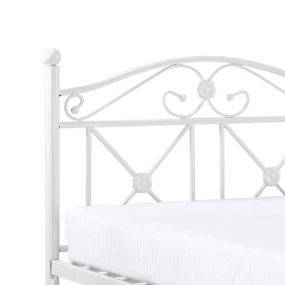 Modway Cottage Twin Platform Bed in White, , large