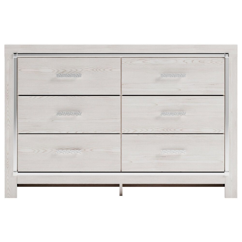 Ashley Altyra 4-Piece Queen Upholstered Bed Set in White, , large