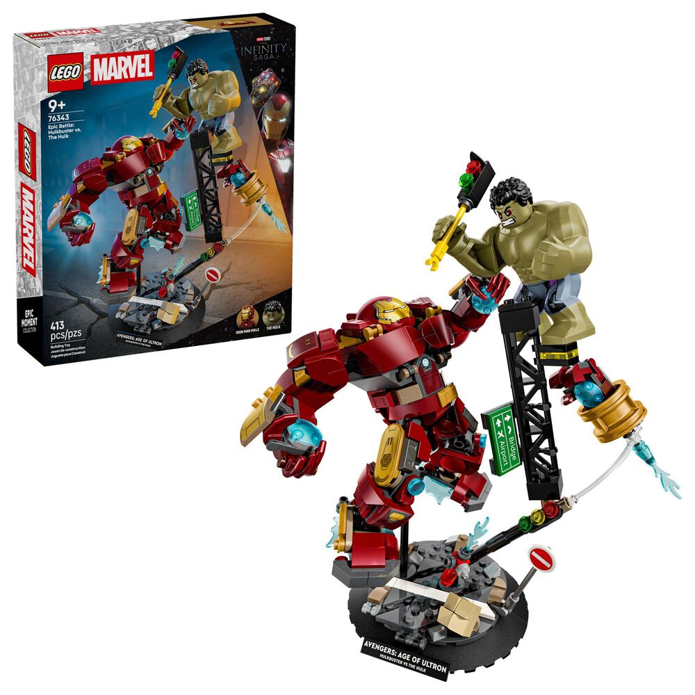 LEGO Marvel Epic Battle - Hulkbuster vs. The Hulk Building Set, , large
