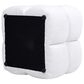 Jennifer Taylor Home Pixel Pouf Ottoman in Almond White, , large
