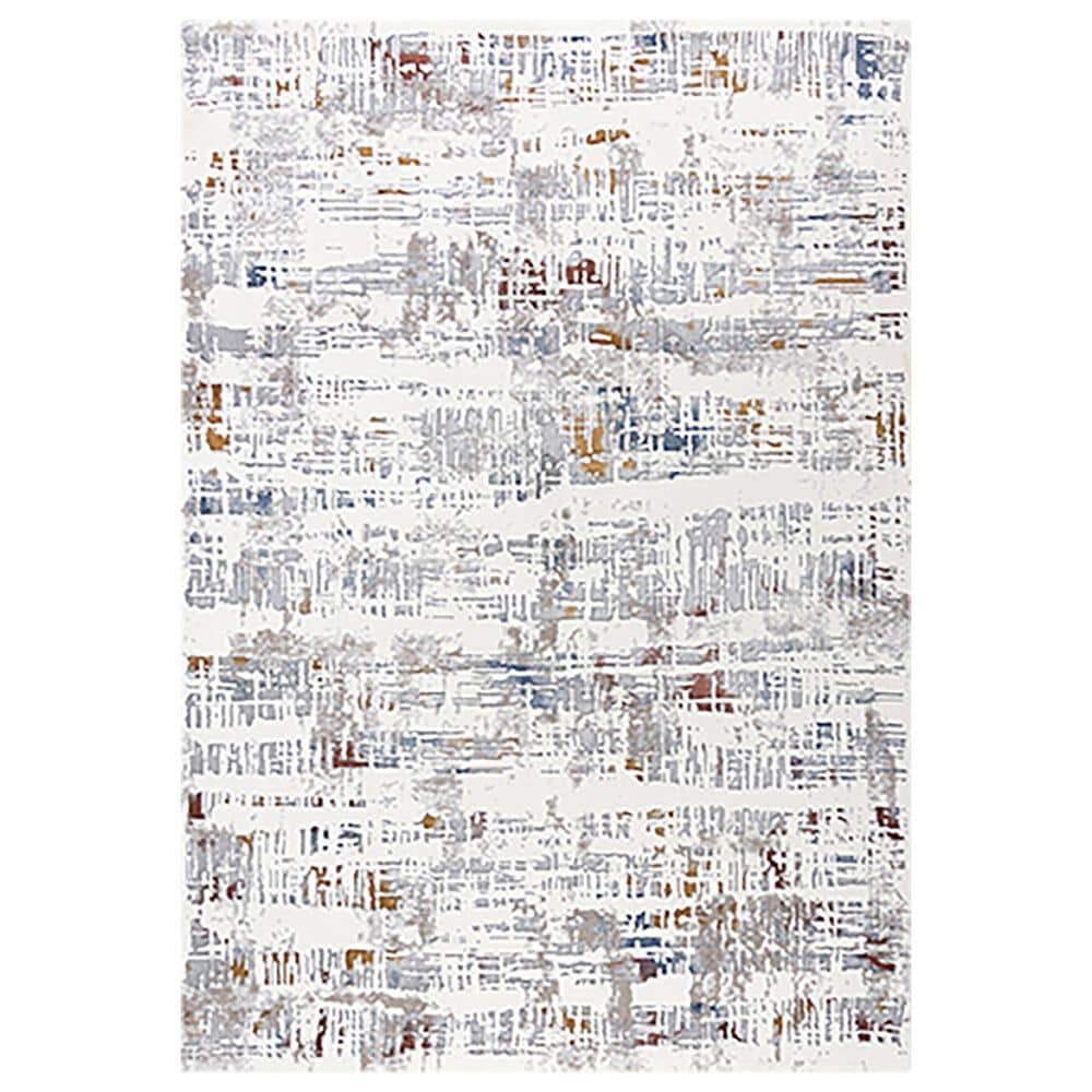 RIZZY Westchester WESWES862 5"3" x 7"6" Ivory and Multicolor Area Rug, , large