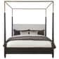 CENTURY Cadence King Canopy Bed in Mocha, , large